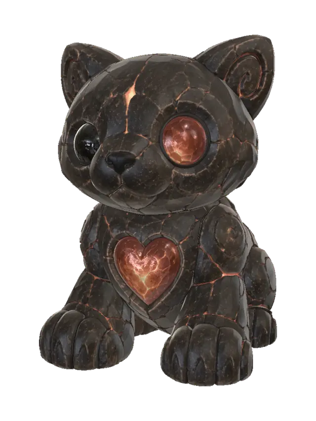 3D model for Emberheart Kitten