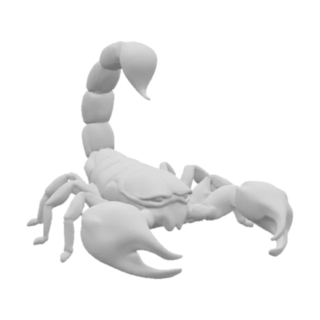 3D model for Glowing Scorpion Sculpture
