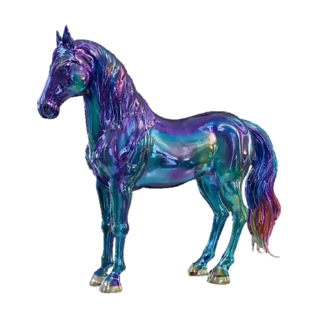 Mystic Equine - Stars 3D model, vytvořený pomocí AI