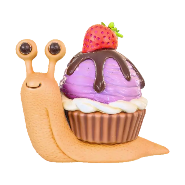 Snailicious Delight, #food# - Snail 3D model, vytvořený pomocí AI
