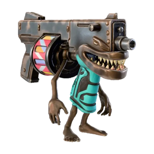 Gear Gremlin 3D model, vytvořený pomocí AI