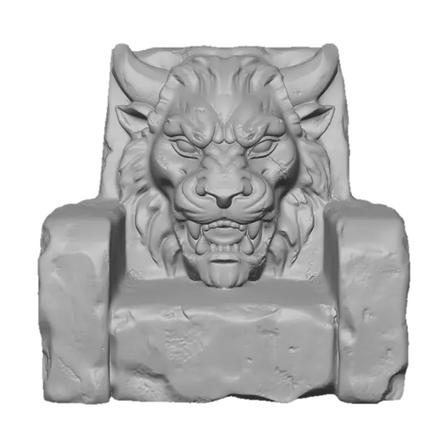 3D model for Demon Lion Throne