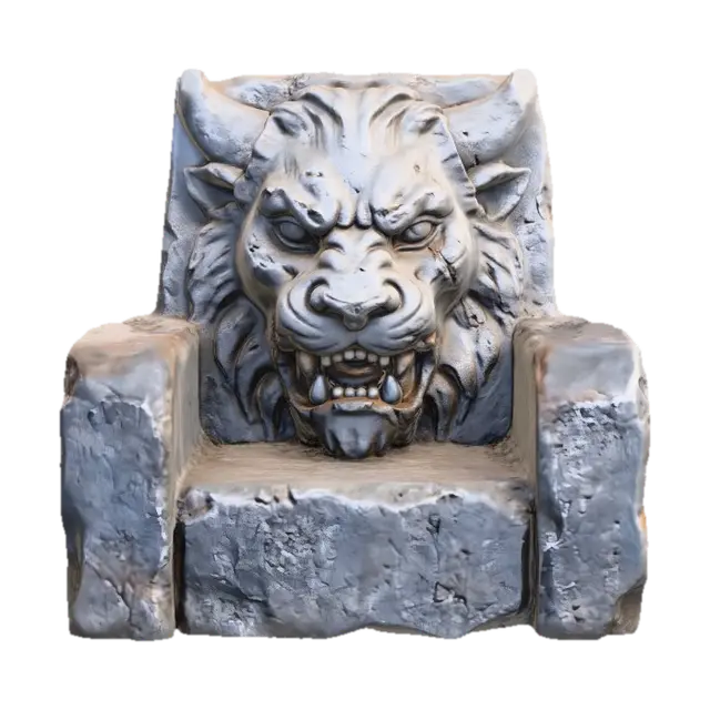 3D model for Demon Lion Throne