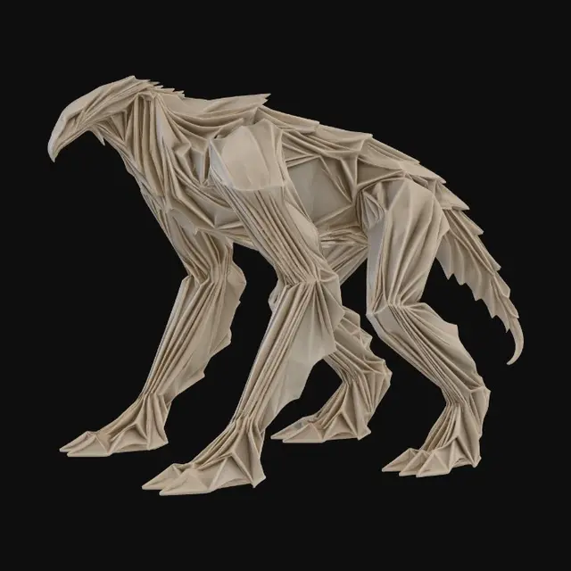 3D model for Origami Raflagant