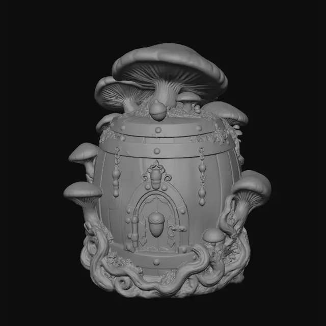 3D model for The Luminescent Barrel of Eldergrove