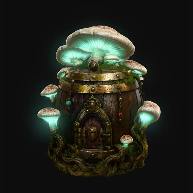 3D model for The Luminescent Barrel of Eldergrove