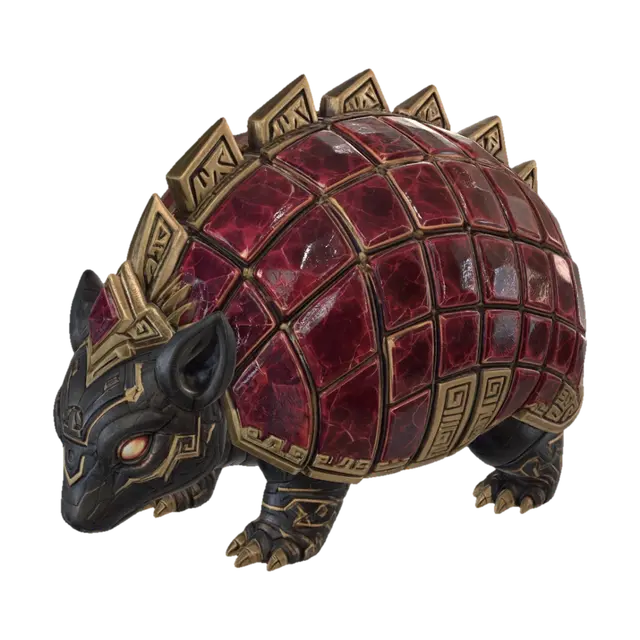 3D model for Ruby Crowned Armored Turtle