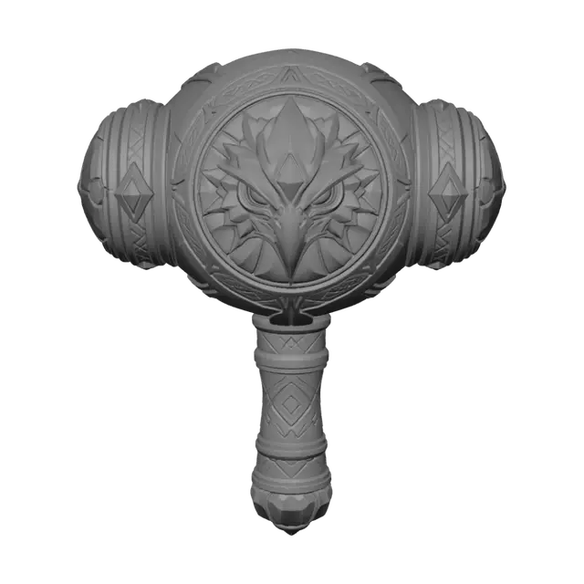 3D model for Emerald Owl Warhammer