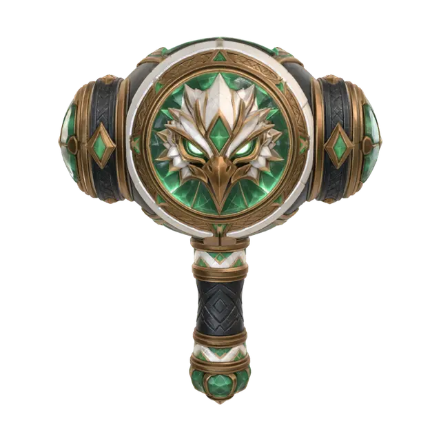 3D model for Emerald Owl Warhammer