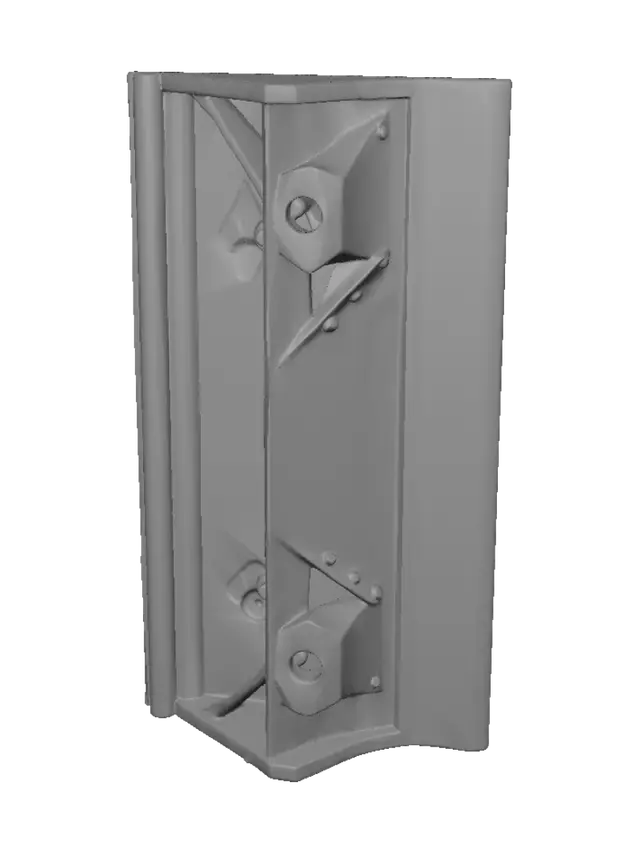 3D model for Plastic mounting bracket