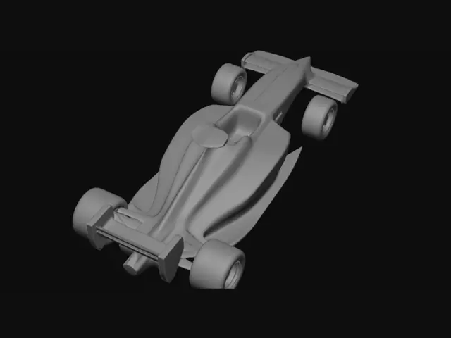 3D model for Blue Blaze Formula Racer