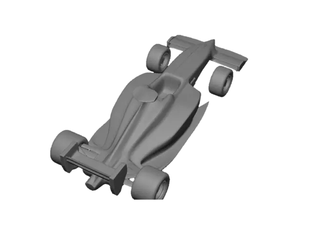 3D model for Blue Blaze Formula Racer