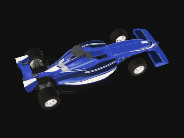 3D model for Blue Blaze Formula Racer