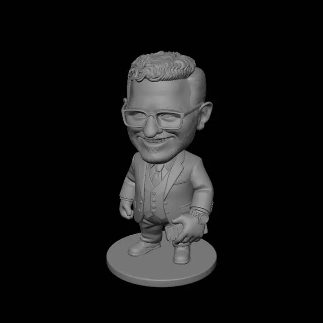3D model for Dapper Executive Bobblehead