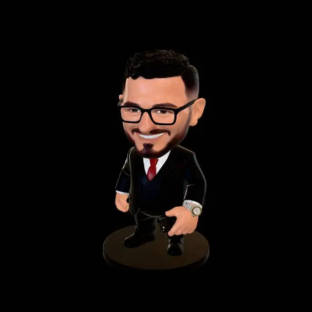 3D model for Dapper Executive Bobblehead