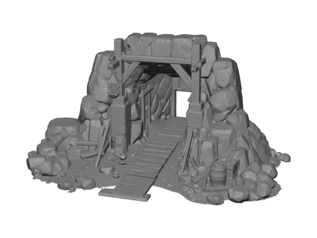 3D model for Lantern Gate to the Stone Mine