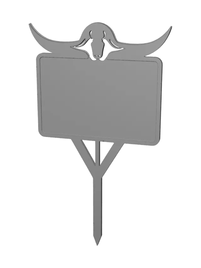 3D model for Longhorn Sign
