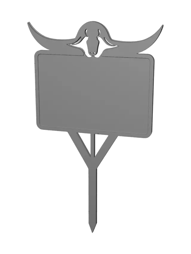3D model for Longhorn Sign
