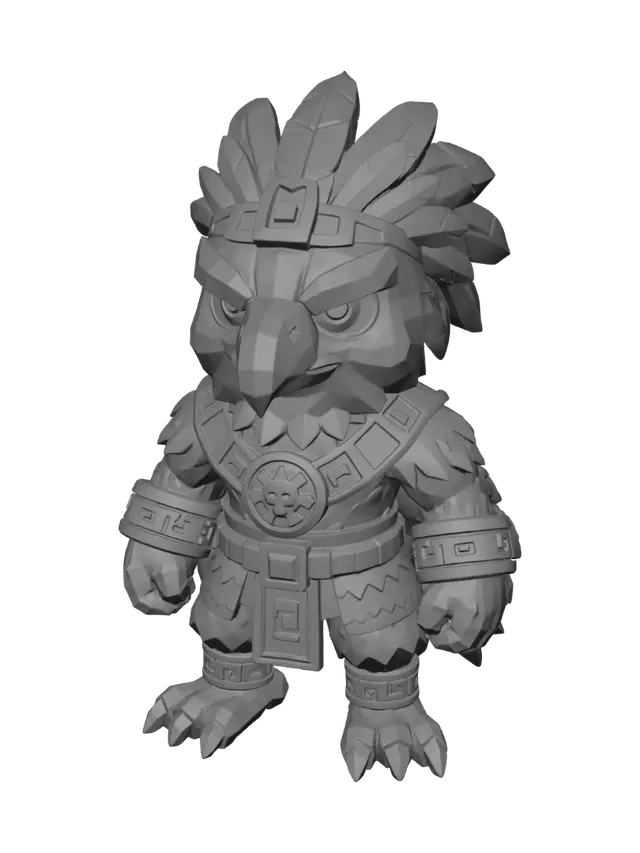 3D model for Feathered Eagle Warrior