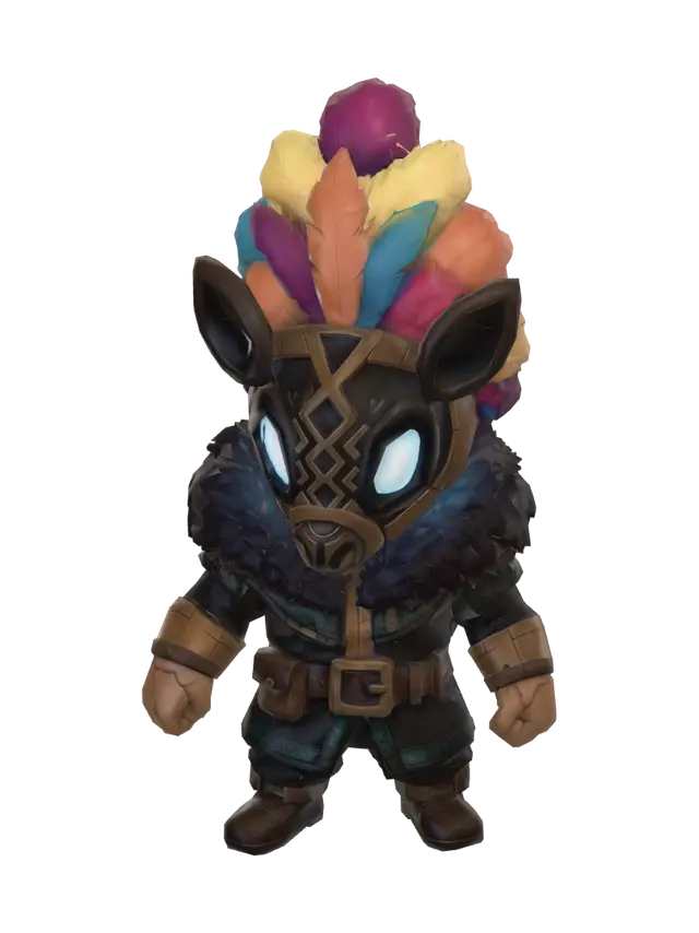 3D model for Rainbow Plumed Guardian