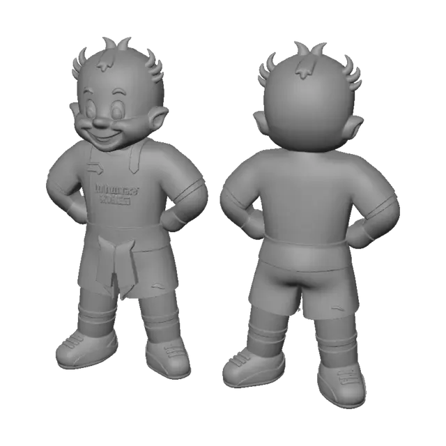 3D model for AC Milan Red Devil Mascot