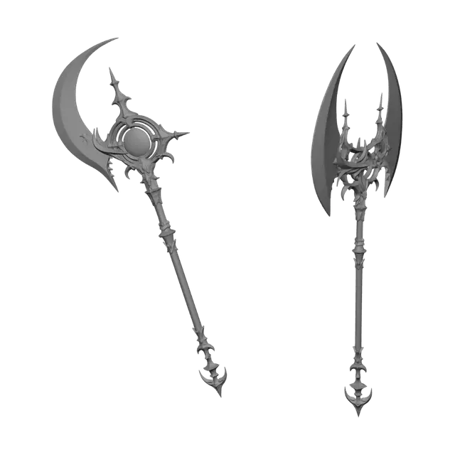 3D model for Nebula Crescent Scythe