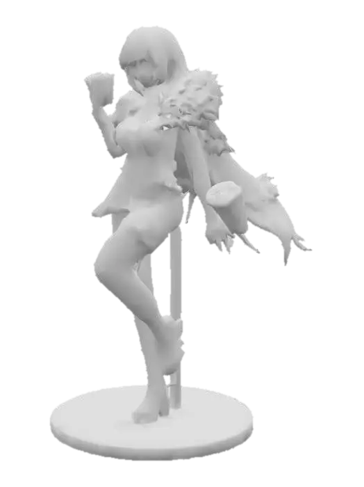 3D model for Yelan Figure