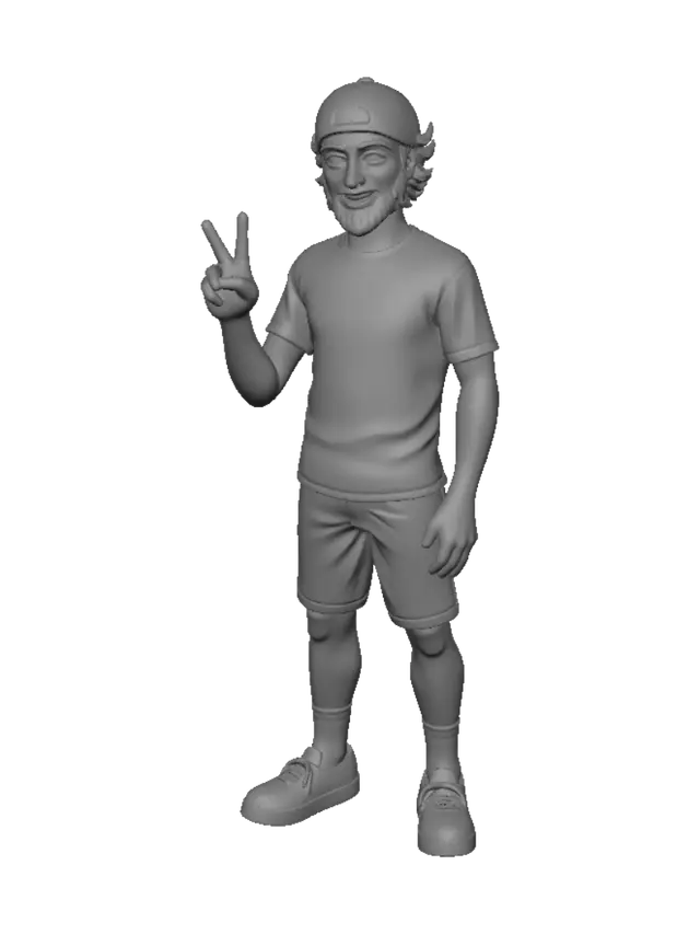 3D model for Mark Paint Shop Mascot