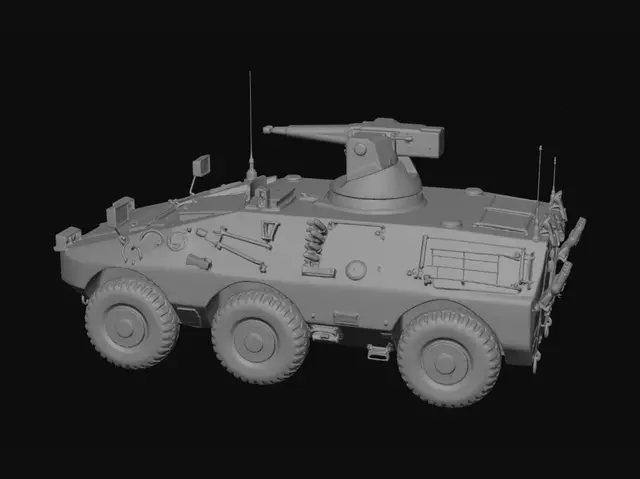 3D model for Desert Sentinel 8x8