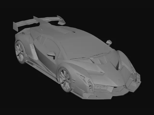 3D model for Lamborghini Vision Concept