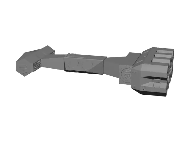 3D model for Cosmic Cargo Chain