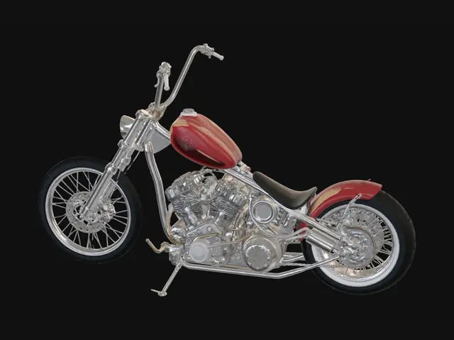 3D model for Crimson Chrome Chopper