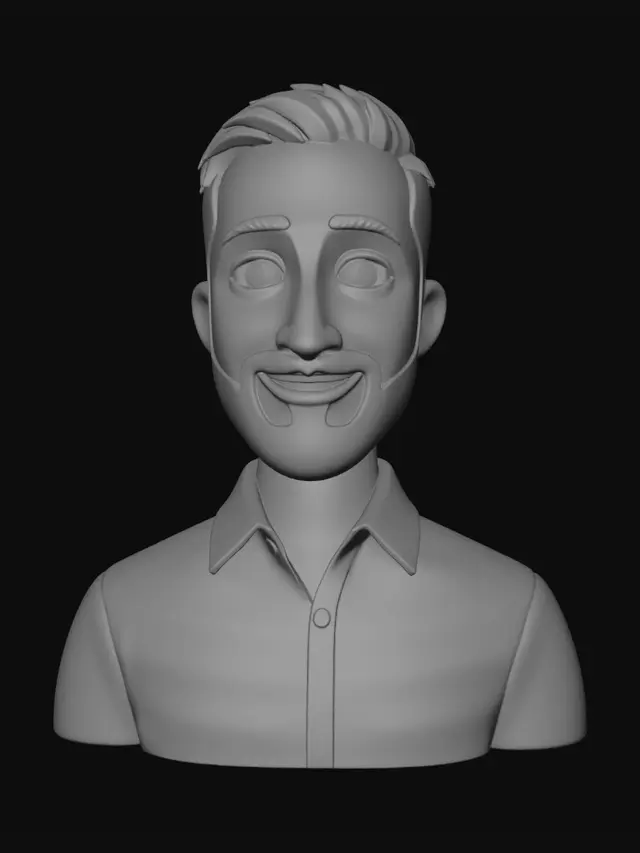 3D model for Sunlit Seaside Portrait