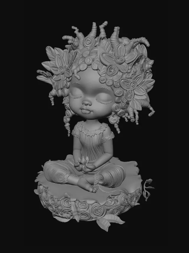 3D model for Quilled Serenity