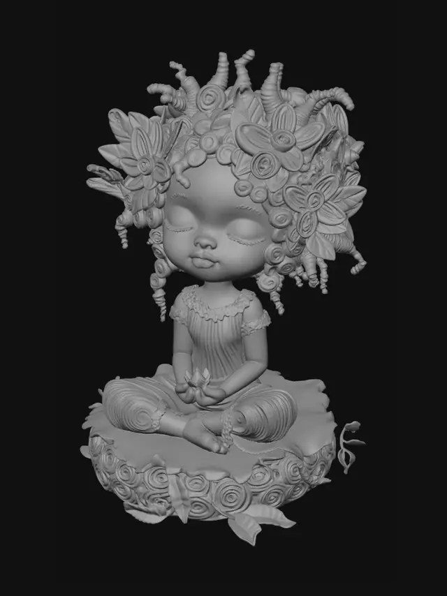 3D model for Quilled Serenity