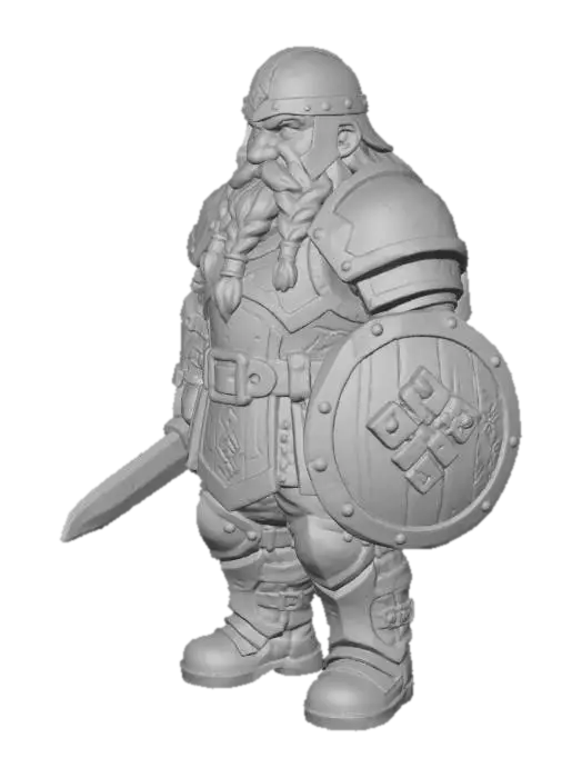 3D model for Dwarf Soldier.webp