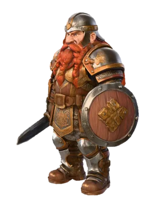 3D model for Dwarf Soldier.webp