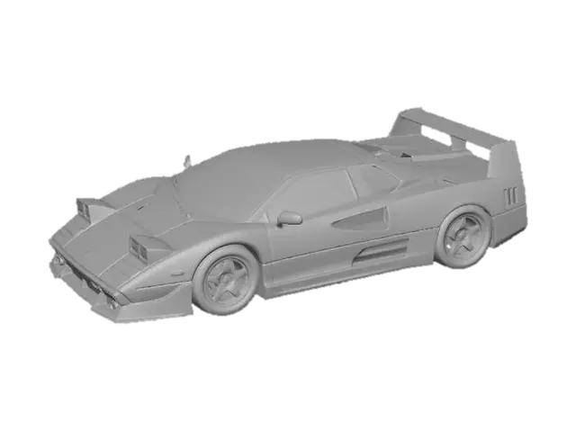 3D model for White Lamborghini Diablo
