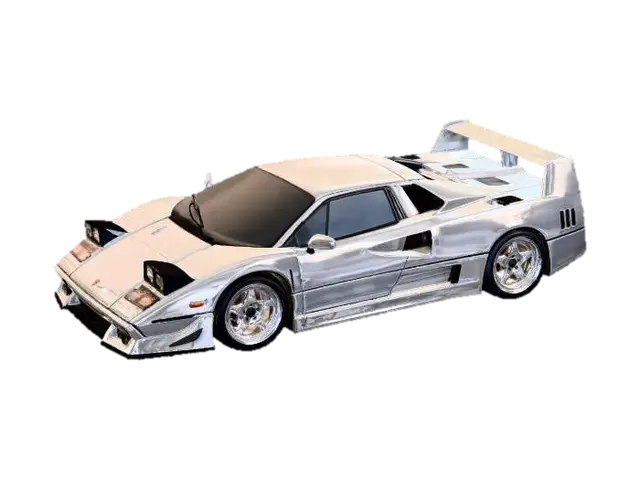 3D model for White Lamborghini Diablo