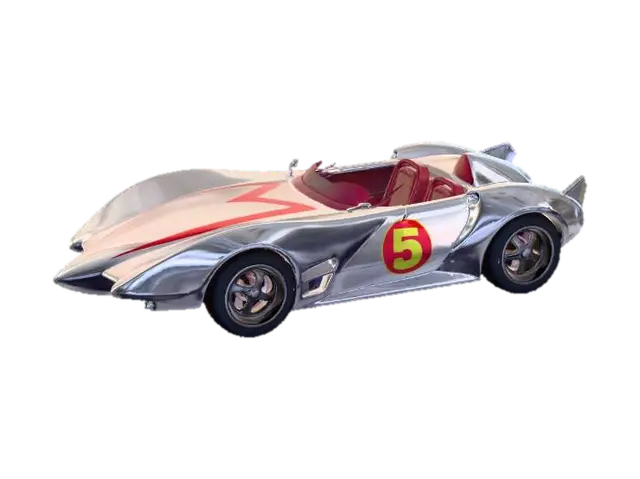 Mach 5 (2008) 3D model, AI generated