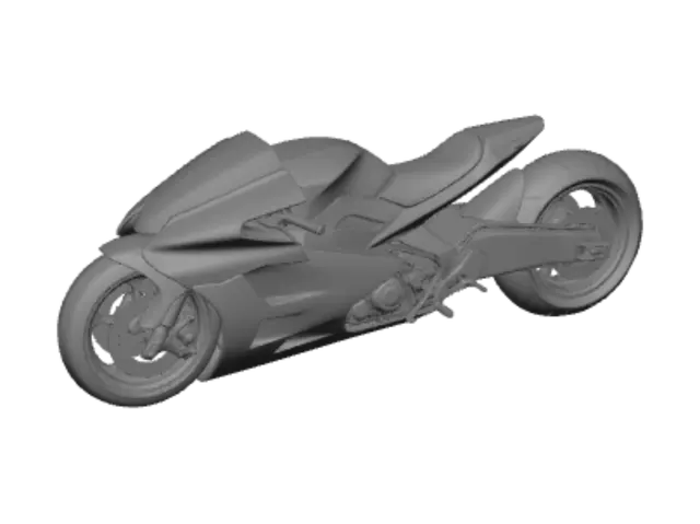 3D model for Neon Velocity Hyperbike