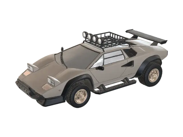 3D model for Desert Rally Countach