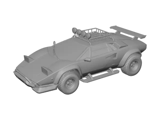 3D model for Desert Rally Countach