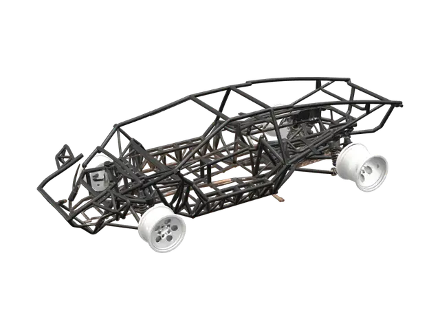 Lamborghini Countach - Tubular Chassis - Spaceframe 的 AI 生成 3D 模型