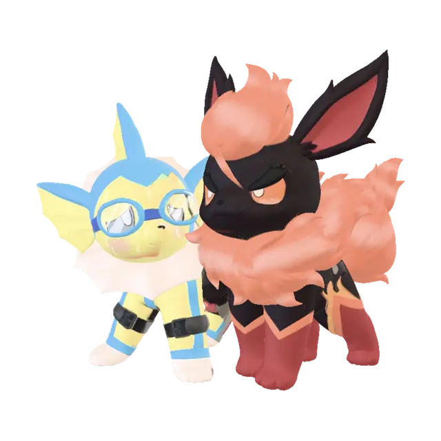 Modelo 3D de Boiling Point as Eeveelutions - Dispatch, generado por IA
