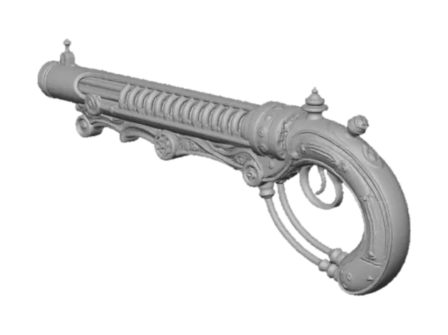 3D model for The Arcane Coilgun Ethershock Rifle