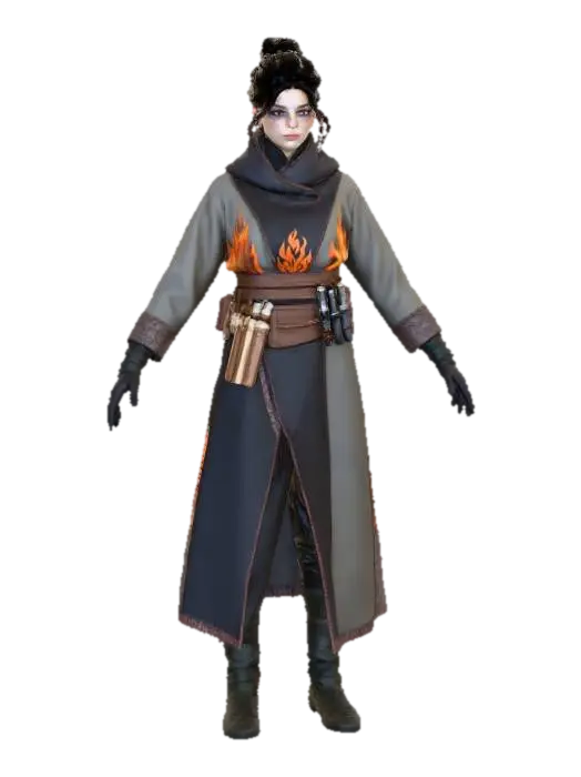 3D model for Scrollwarden Brina Ashglen