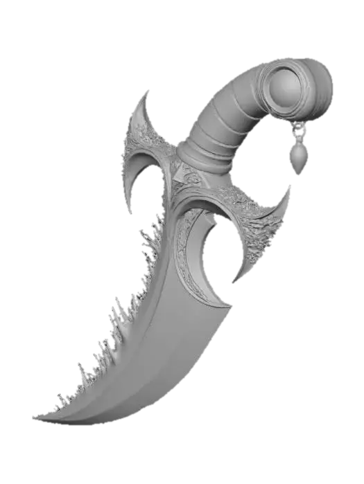 3D model for Frostbite Dagger
