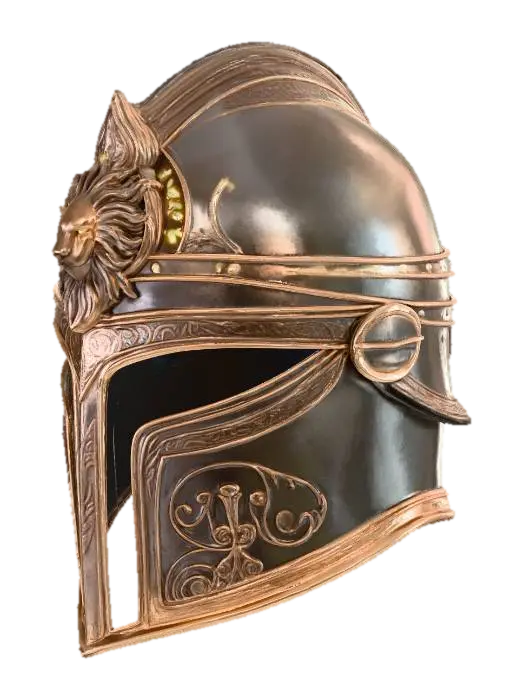 Radiant Vanguard Helm 3D model, vytvořený pomocí AI