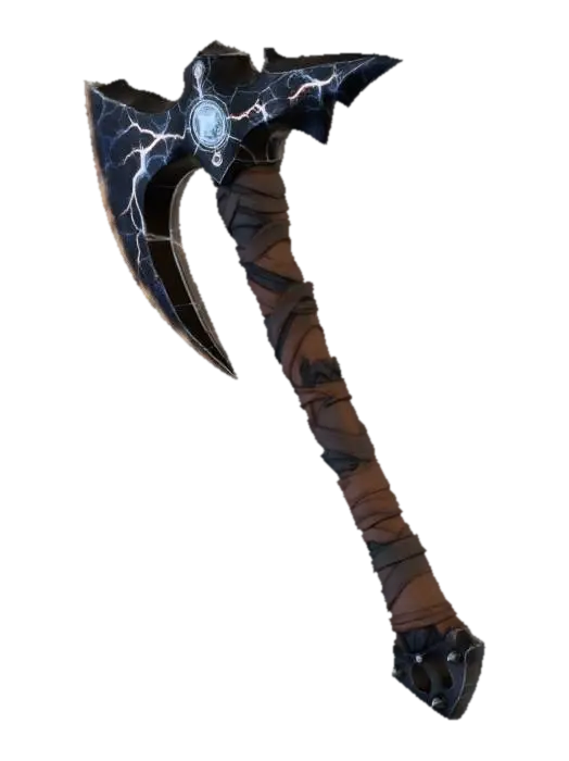 Stormbreaker Hatchet - Axes 3D model, vytvořený pomocí AI